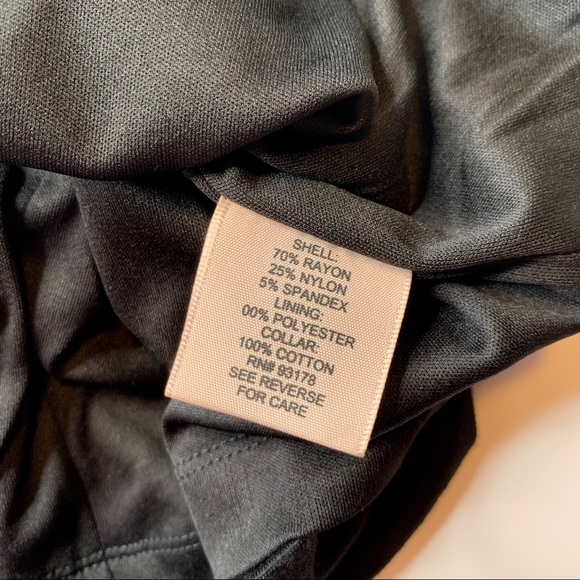 NWOT Philosophy Black Sleeveless Fitted Sheath Dress Peter Pan Jeweled Collar - Picture 10 of 10